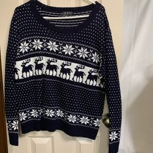 Navy Ugly Christmas Sweater